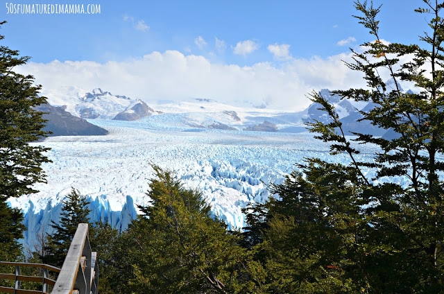 perito moreno con bambini