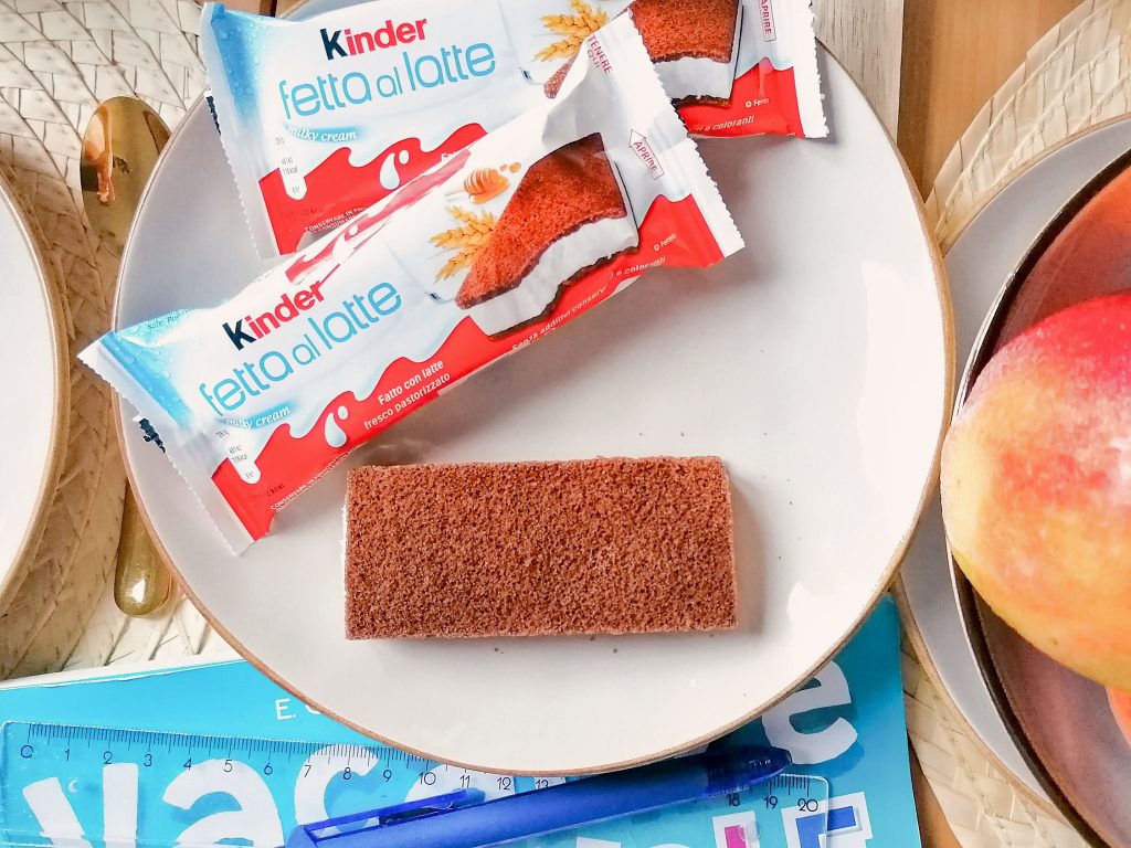  kinder fetta al latte colazione bambini scuola